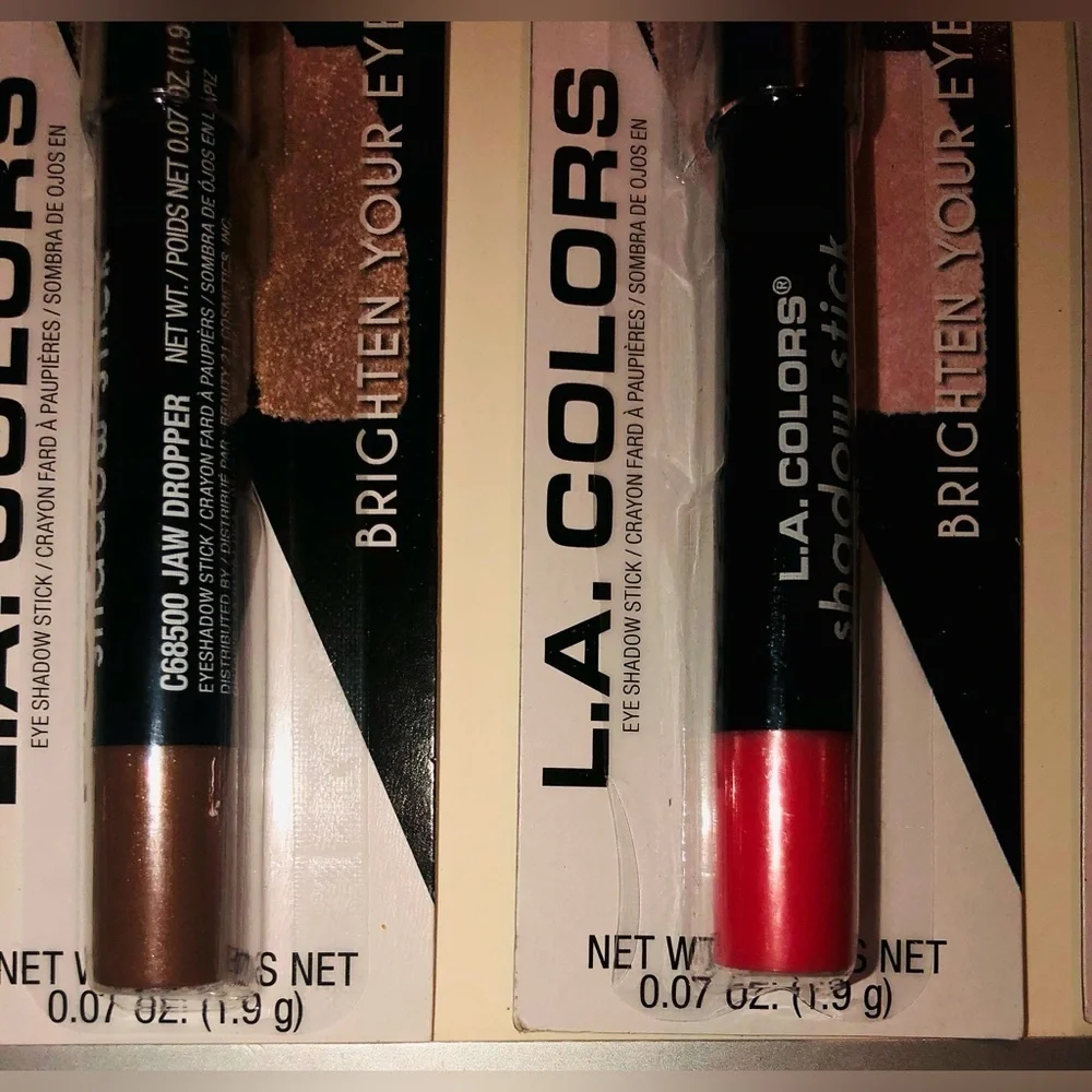 6pk Assorted Creamy metallic eye Shadow stick & marshmallow‎ eye pencils
